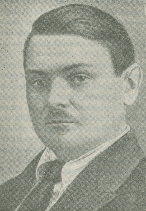 Illustrated portrait of A. A. Zhdanov