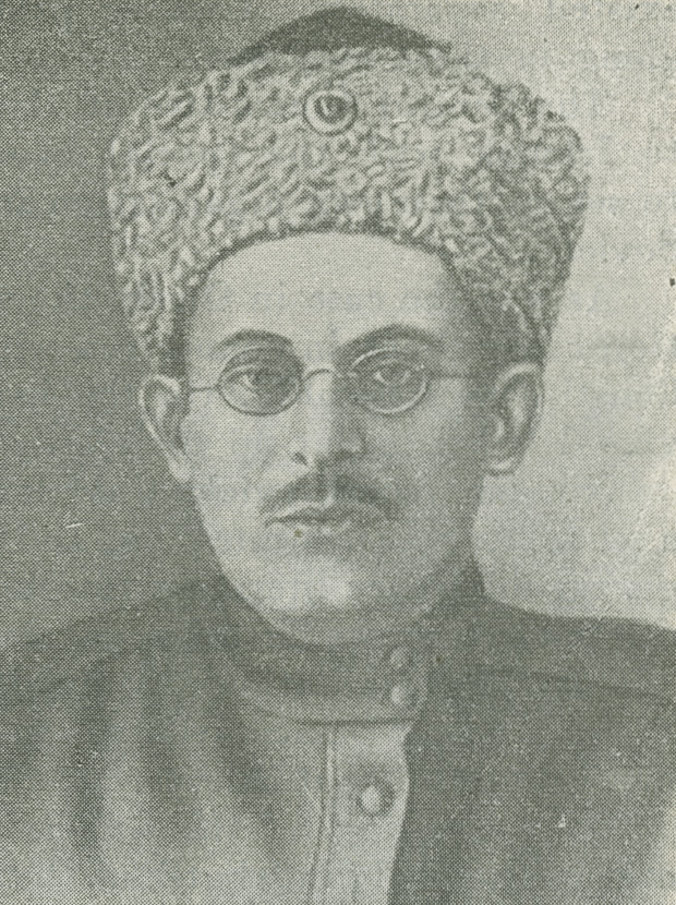 Illustrated portrait of N. N. Yakovlev