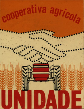 autocolante: cooperativa agrícola Unidade